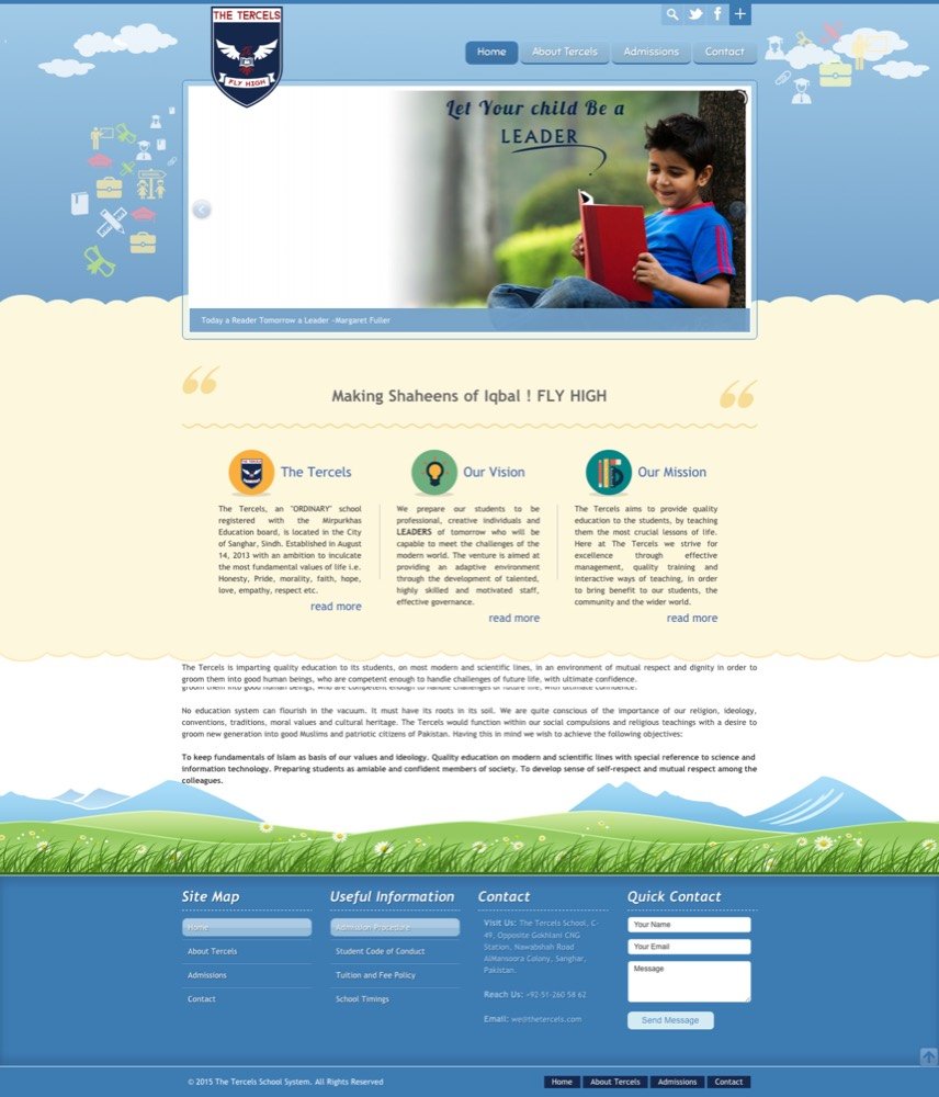 The Tercels website, 2015